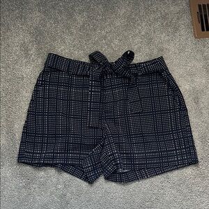 Banana Republic High Waist Black and White Shorts